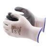 Grey and White Safety Gloves